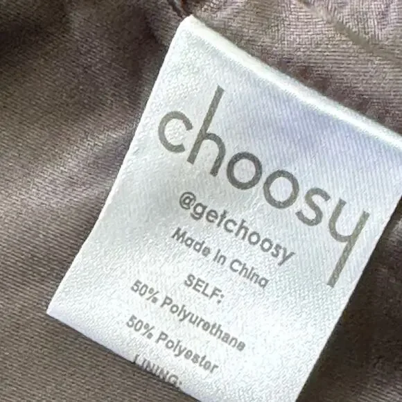 NWT Choosy Elizabeth Faux Snakeskin Coat Lined Belted Women's Sizes S - Picture 8 of 12